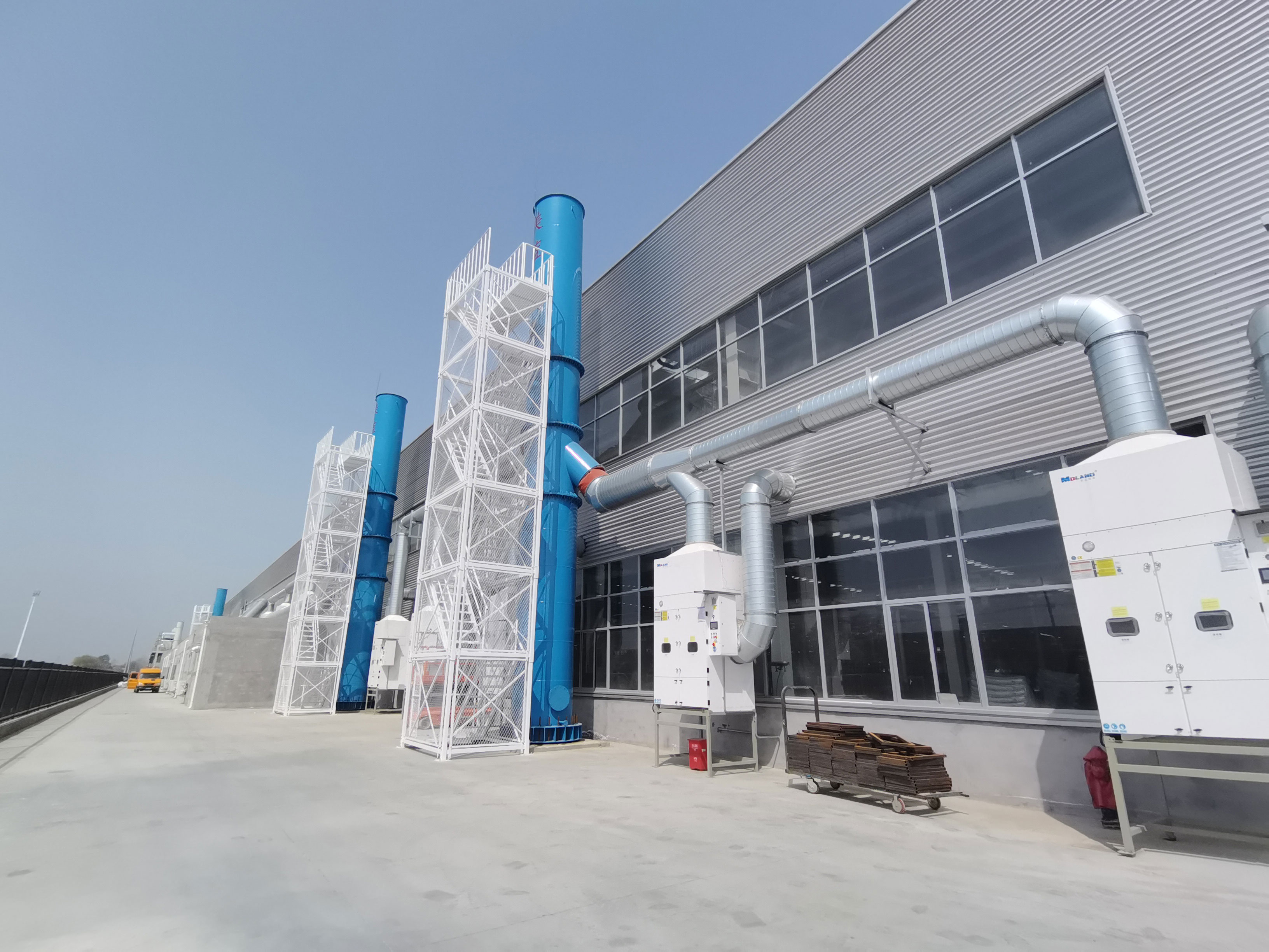 江苏某电动车生产企业 新建车间整体除尘项目